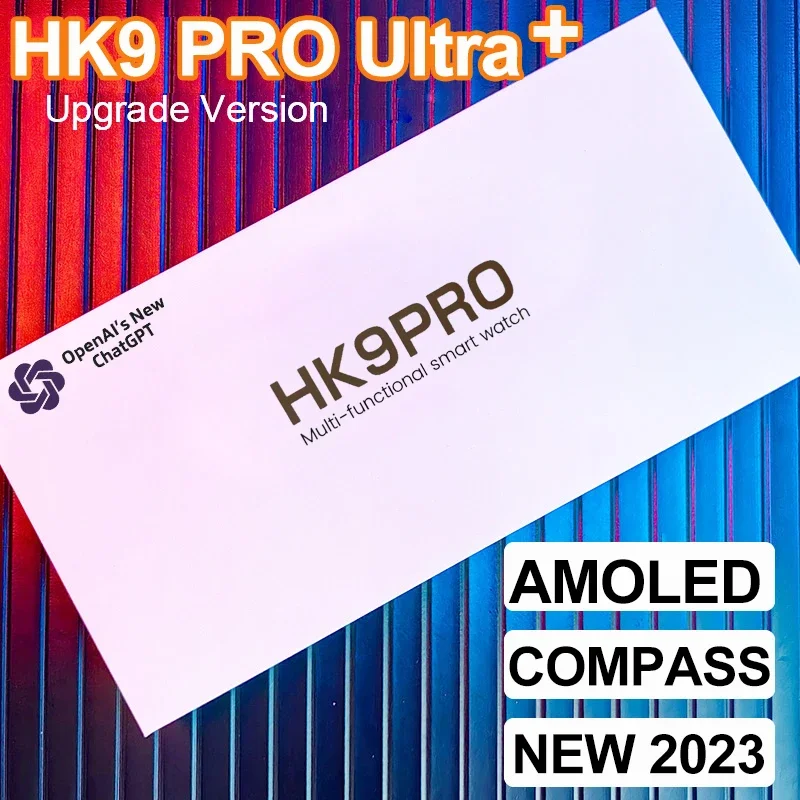 

Original Gen2 HK9 Pro Max Ultra AMOLED Smart Watches For Men Women Series 9 Smartwatch Compass NFC Watch PK Hello Watch 3 HK8