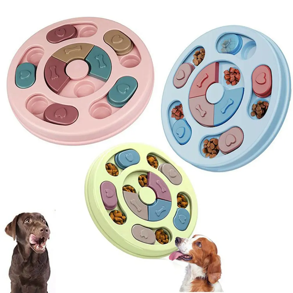

Puzzle Toys For Dogs Interactive And Non-slip Feeder Magnification IQ Booster Dog Feeding Bowl Dogs And Cats Training Toys