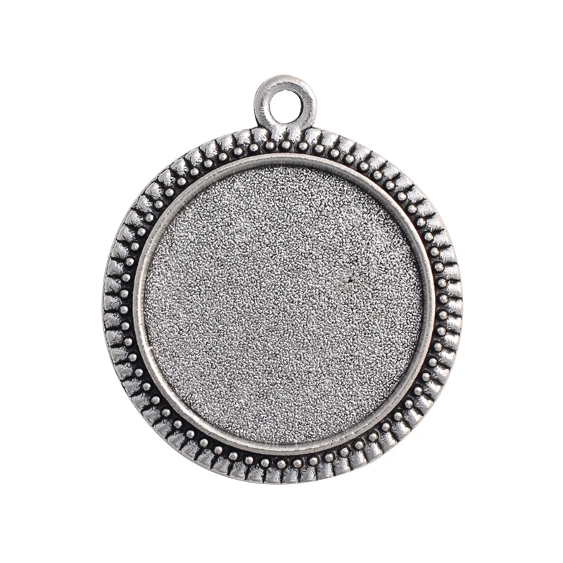 Оправа для кабошона OMGALA высокого качества Женские Подвески 20 мм дешевые круглые