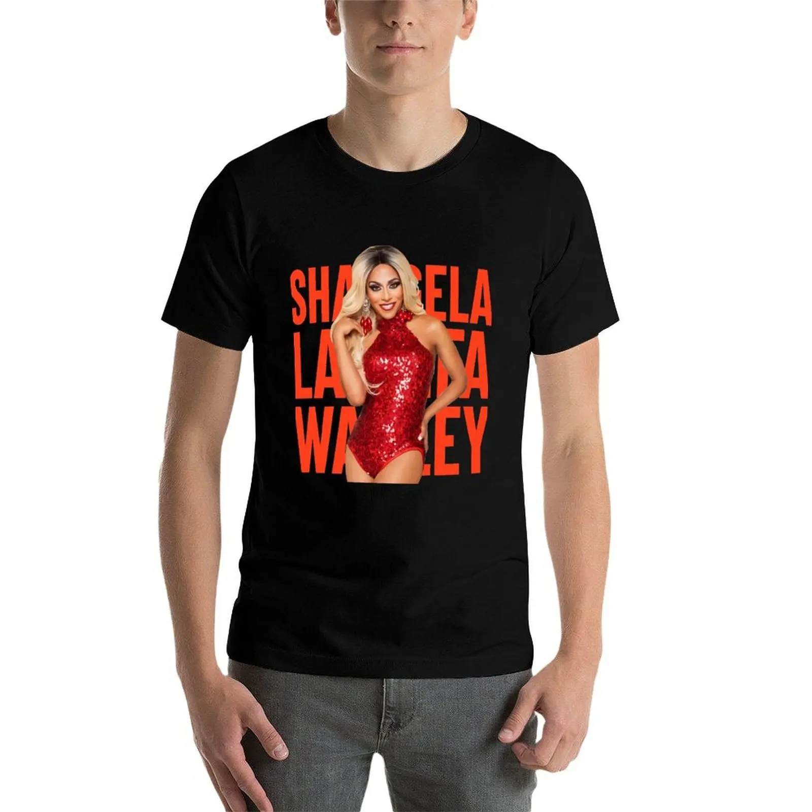 Фото Футболка SHANGELA LAQUIFA WADLEY, хлопковая футболка, мужская футболка №4