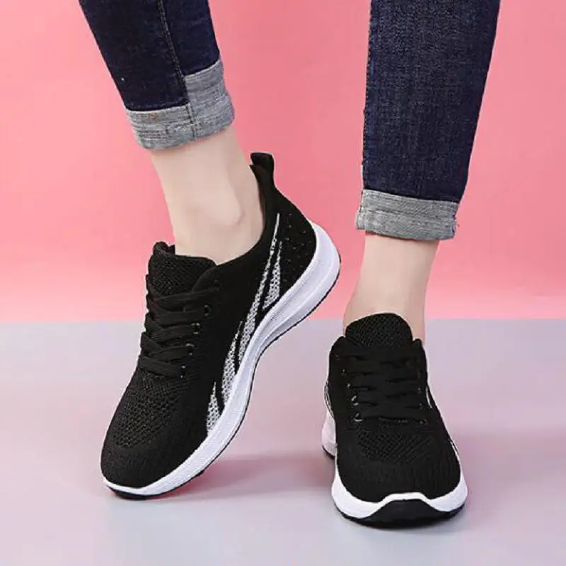 Ladies Non-slip Sport Walking Shoe Spring High Quality Cushioning Running Shoes Women Breathable Autumn Athletics Casual Sneake