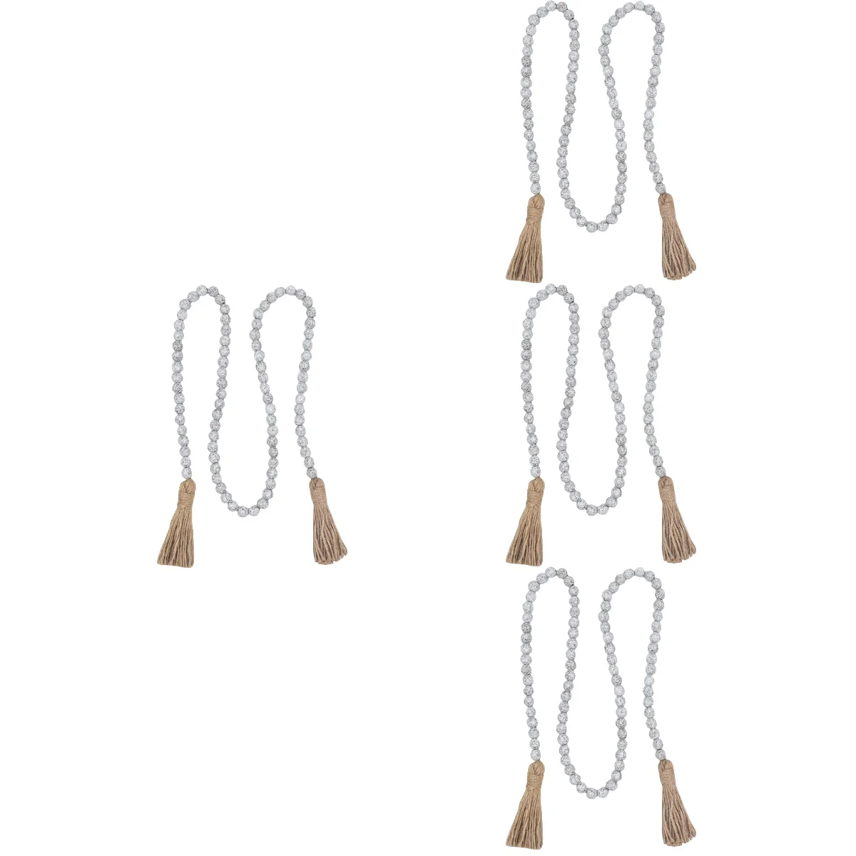 

4x Party Home Vintage Rustic Decorative Farmhouse Bead Garland Party Beads Garland