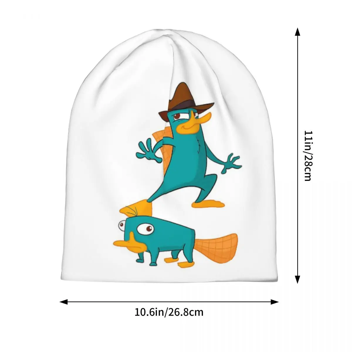 Perry The Platypus теплая вязаная шапка модная шапка-капот осень-зима уличные шапки для