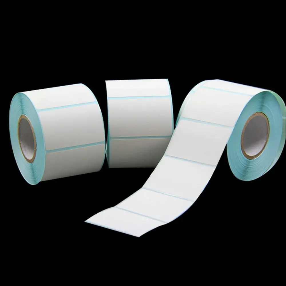 700Pcs/Roll Waterproof Self Adhesive Thermal Label Sticker Paper White Supermarket Price Blank Label Direct Print Tag Supplies