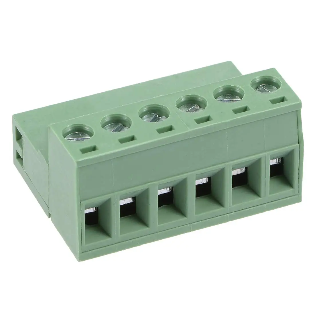 

Tcenofoxy 5.08mm Phoenix Connectors 6 Pairs 5.08mm Pitch 6Pin Pluggable Terminal Block Connector Male and Female