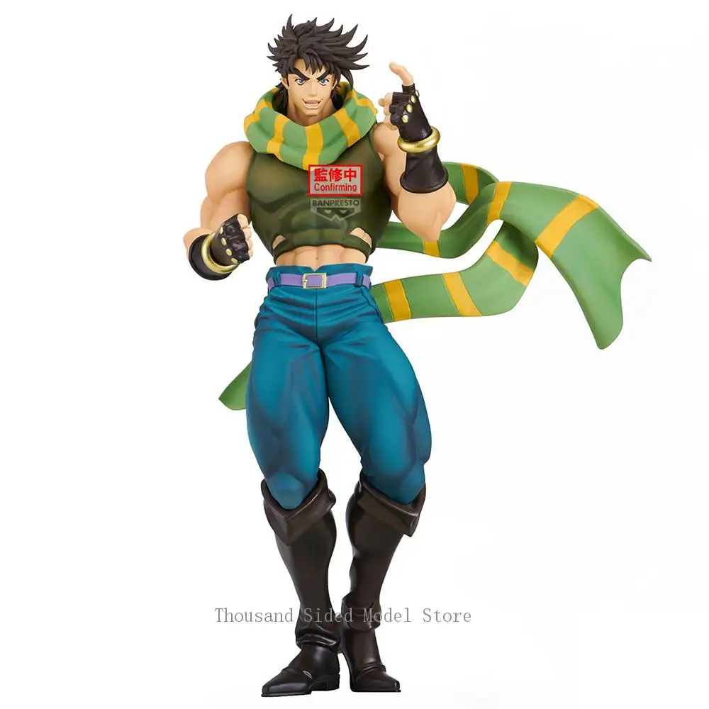 Фото В наличии оригинальные Banpresto JoJo Bizarre Adventure Sentou Chouryuu Mometria Kars Joseph Joestar 22 см аниме модель игрушки №5