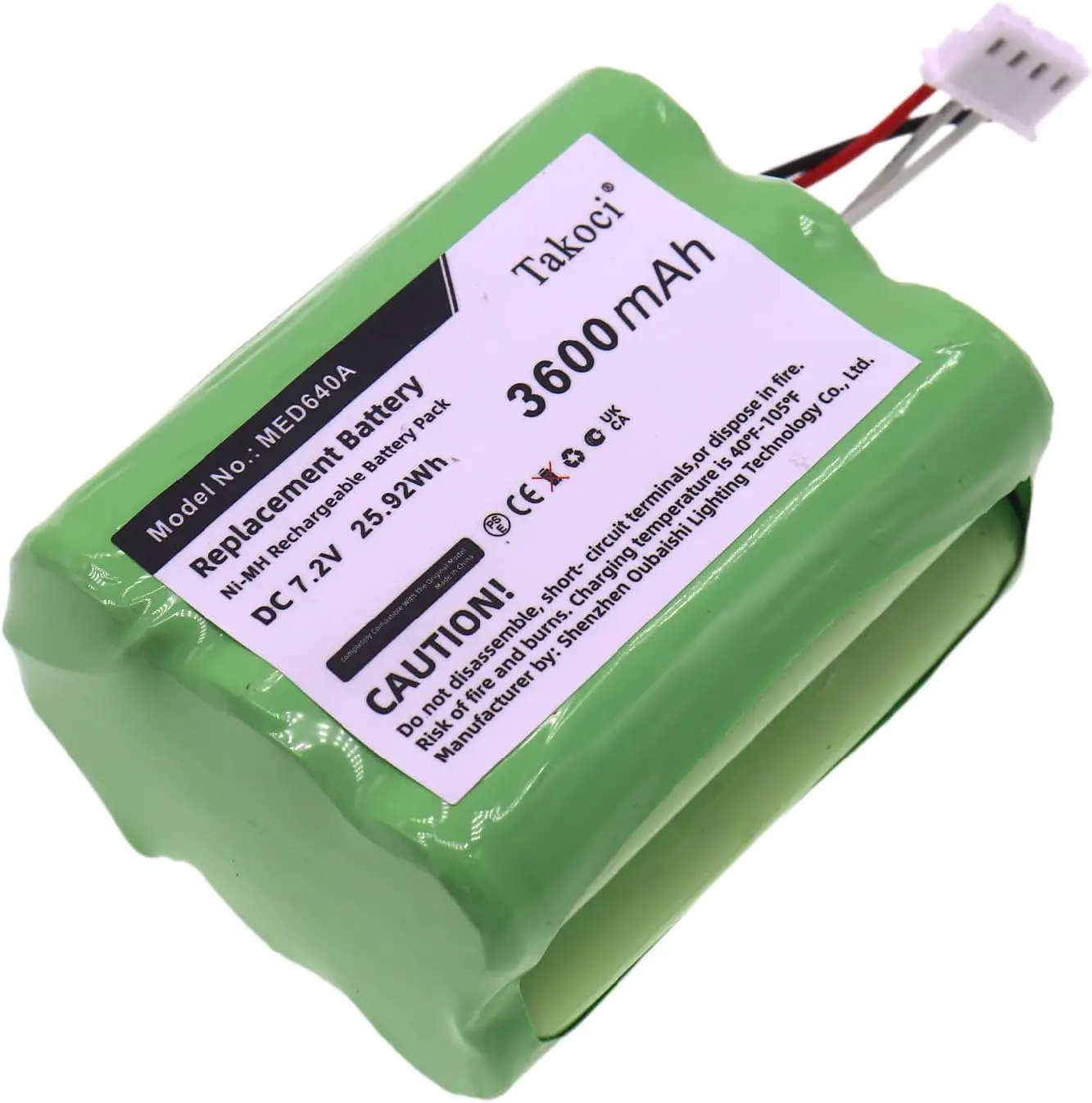 Сменный аккумулятор для пульсоксиметра NONIN 2120 7500FO 9600 Advant 9000