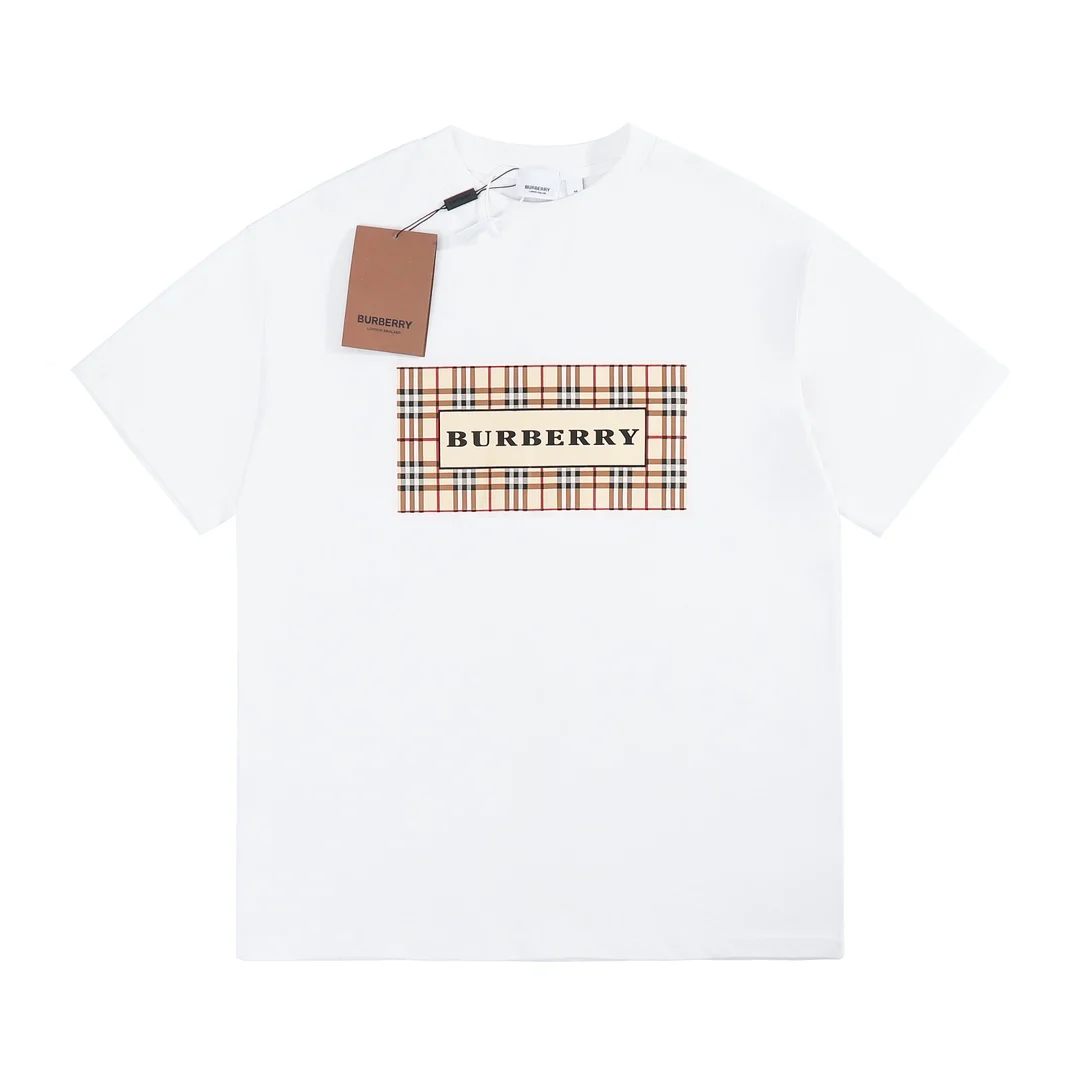 Burberry Футболки мужские и женские модные легкие дышащие