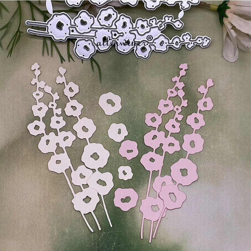 

2Pcs Flower leaf strip Metal Cutting Dies Stencils For DIY Scrapbooking Decorative Embossing Handcraft Die Cutting Template