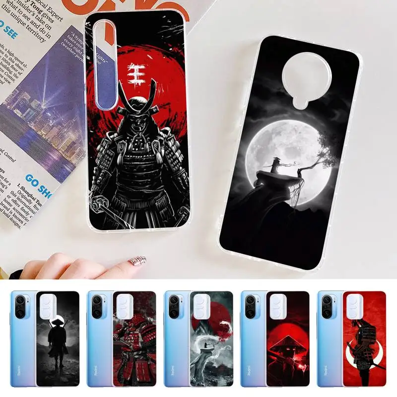 

Japanese Samurai Art Phone Case for Samsung S21 A10 for Redmi Note 7 9 for Huawei P30Pro Honor 8X 10i cover