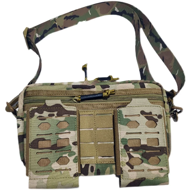 Tc0186 Outdoor Sports Unisex Shoulder Bag Multi-Functional MOLLE System Chest Hanging Bag Oblique Waist Bag