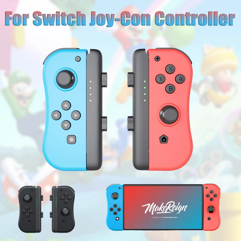 

For Switch Joy Controller Left & Right Wireless Gamepad For Nintendo Switch Joy Game Con Console Support Bluetooth