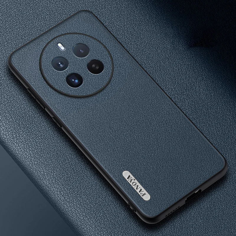 Противоударный кожаный чехол для Realme 12 4G мягкая задняя крышка защитная
