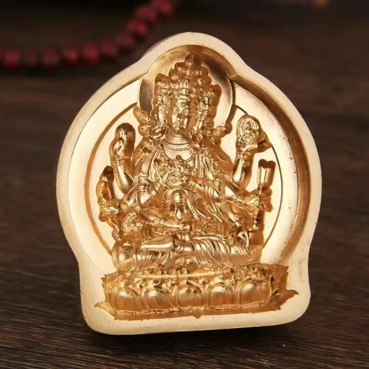 Бронзовые миниатюрные формы для отливки Буддийских статуэток