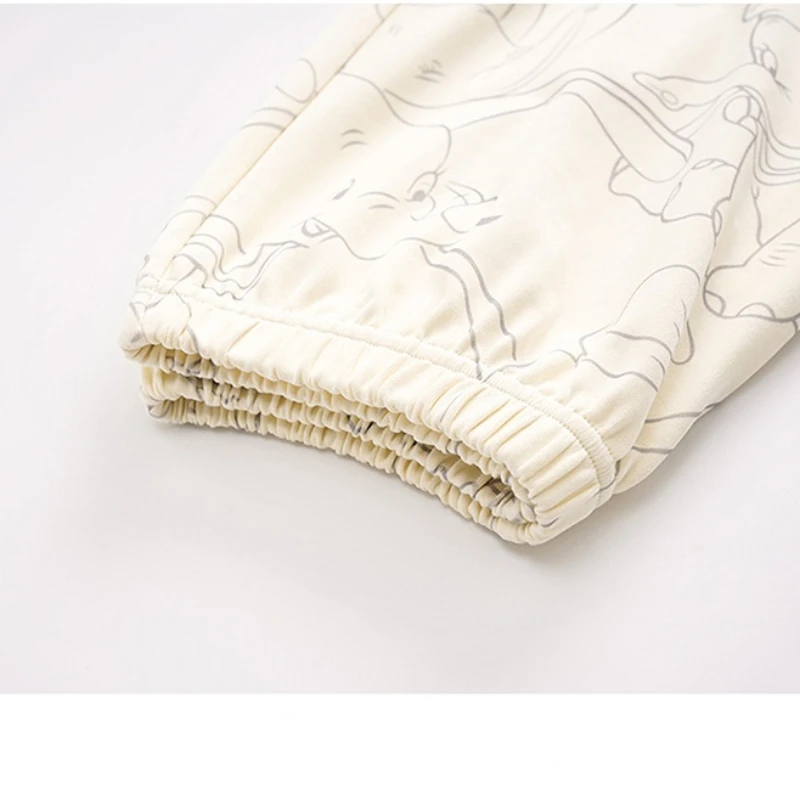 Disney M-3XL Loose 2 Pieces Set Pajamas for Women Summer Sleeveless Top with Shorts Cotton Soft Sleepwear Ladies Casual Outfits