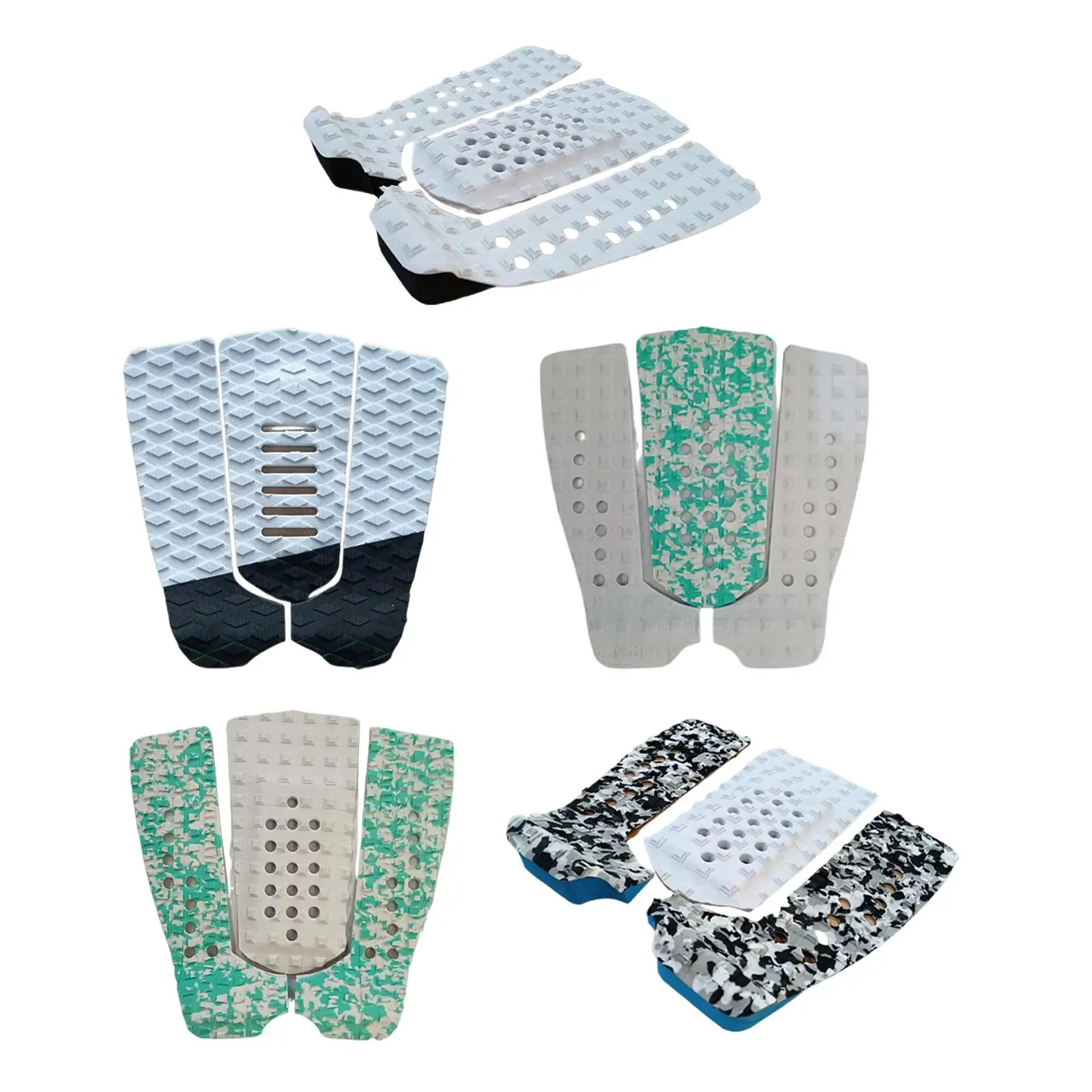 3x тяговая накладка для доски серфинга хвостовая из ЭВА нескользящая водных видов