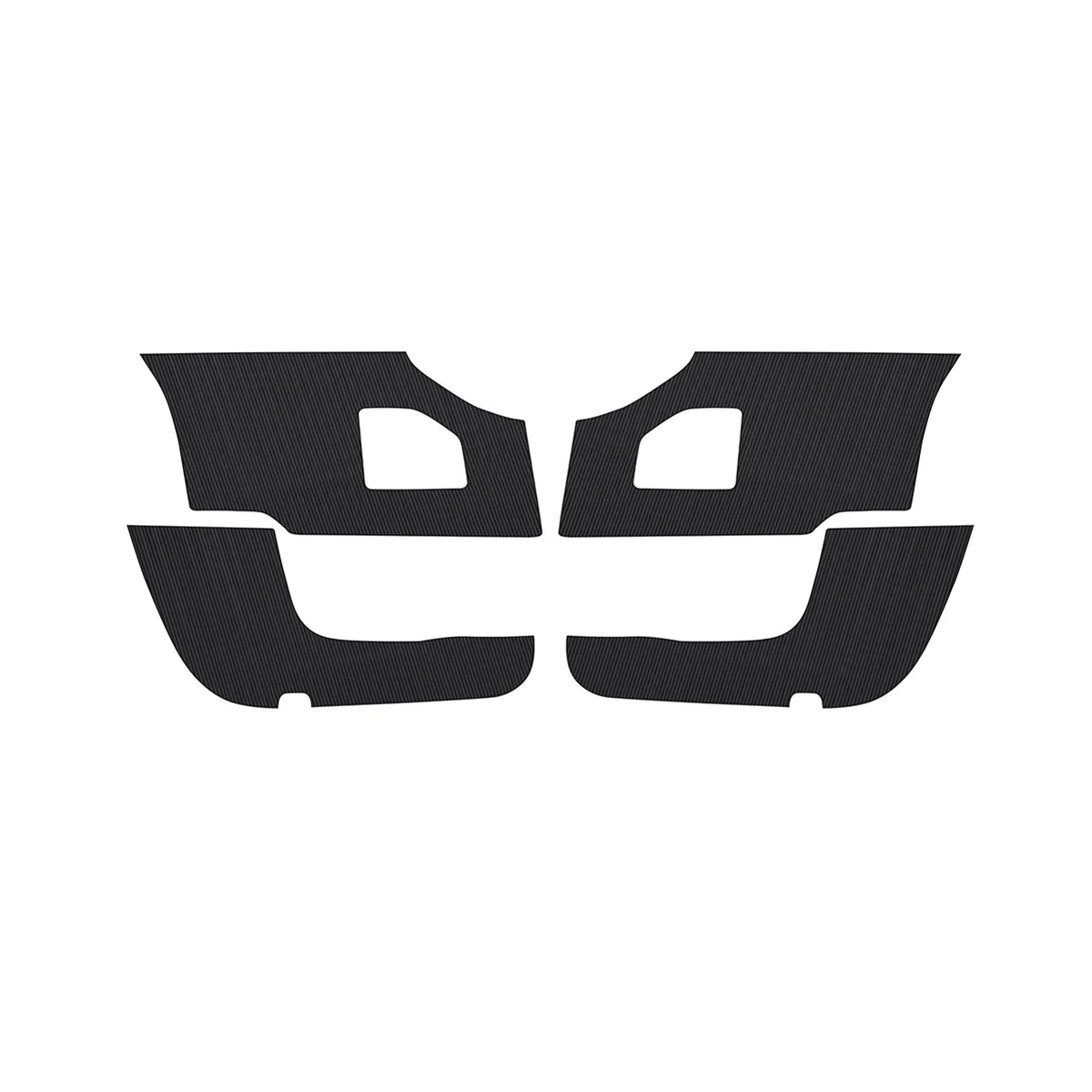 

Автомобильная защитная накладка для дверей из углеродного волокна, защитная накладка для дверей, Противоударная накладка, коврик для защиты от грязи для Honda Odyssey