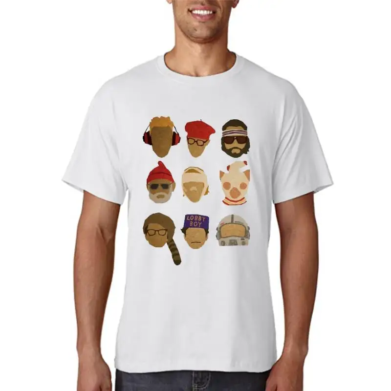 Wes Anderson Шляпы Футболка шляпы wes anderson grand budapest отель бутылка ракета rushmore the royal tennenbaums