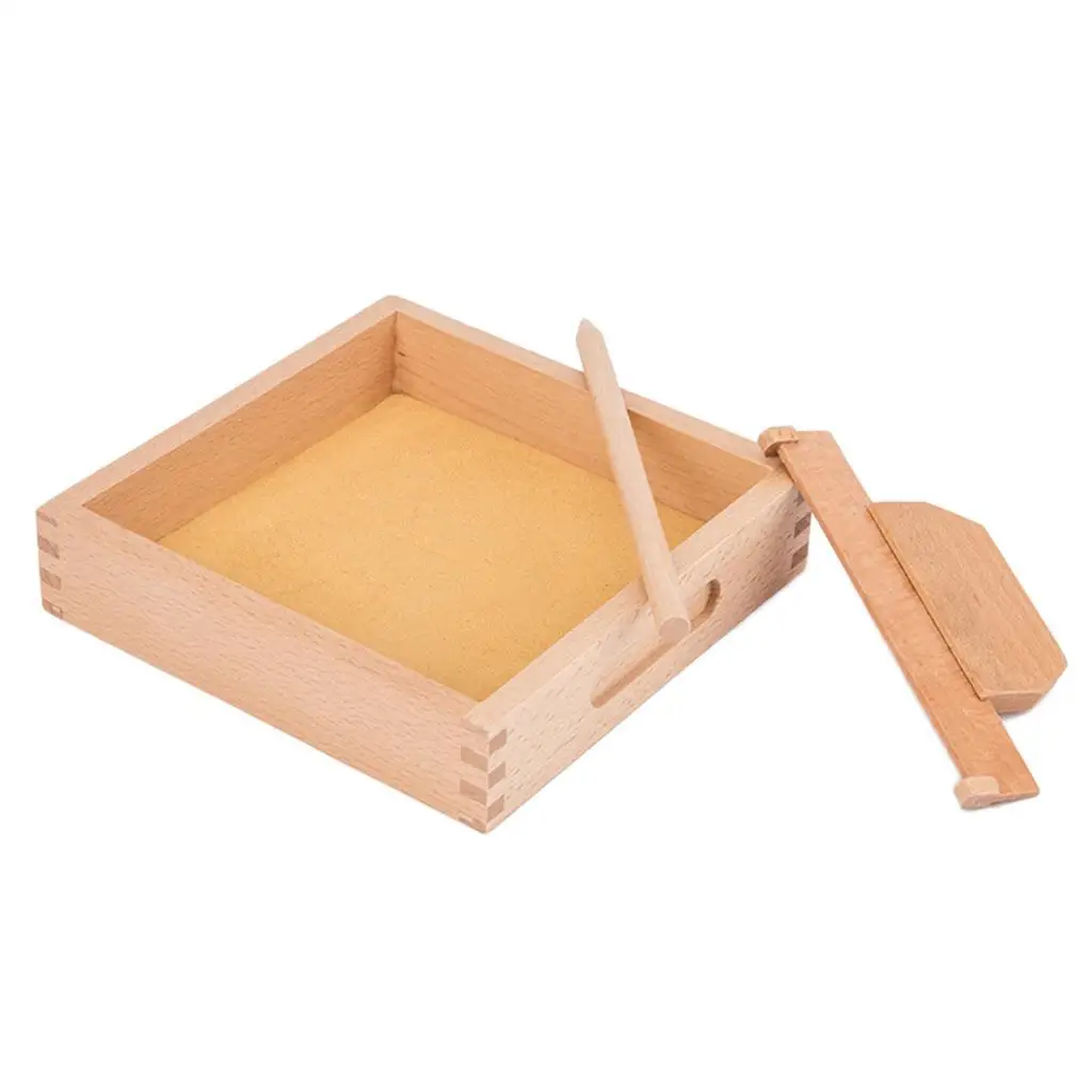 

Develop Essential Skills With Letter Formation Sand Tray And Wooden Pen Suitable For Young Children