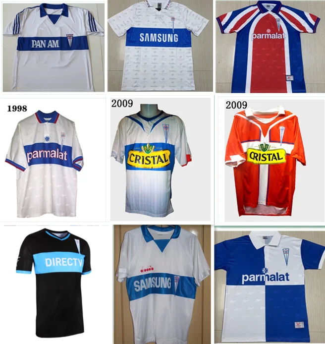 

1996 1997 1998 retro Catholic University soccer jersey ZAMPEDRI SAAVEDRA FUENZALIDA PUCH Universidad Católica futbol Shirts