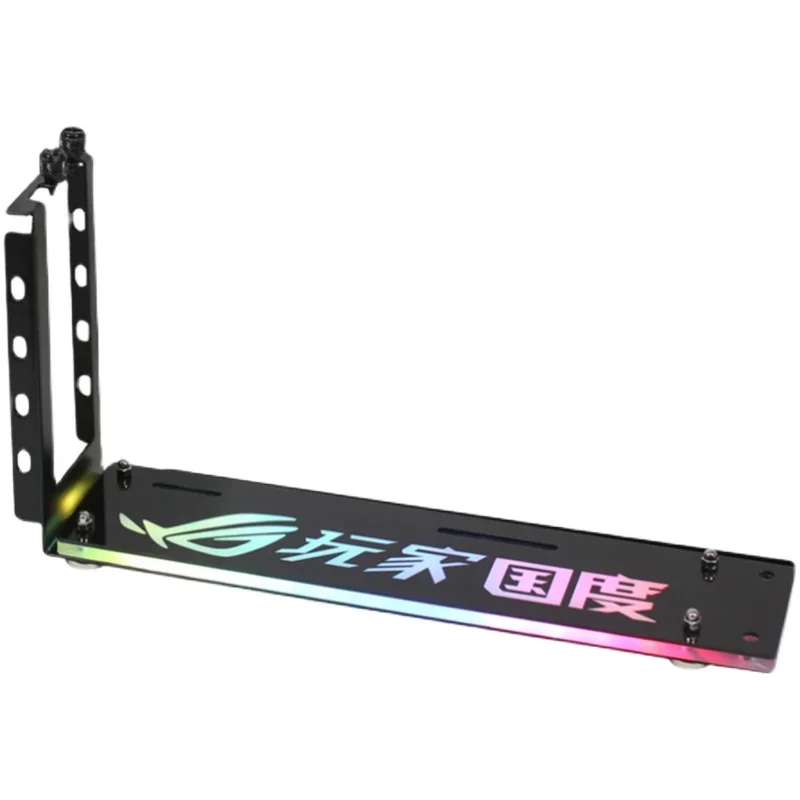 Вертикальный монтажный кронштейн видеокарты вертикальная вставка белого цвета