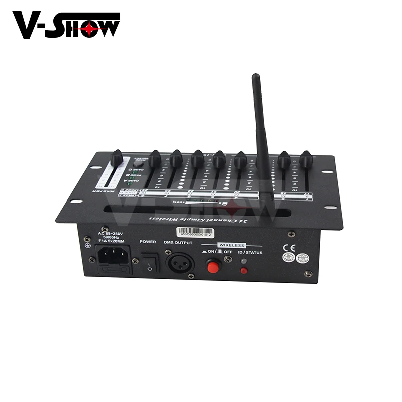 Купи Shipping from USA 24 channel Battery wireless dmx simple controller for Dmx Light Console Dimmer Controller за 12,379 рублей в магазине AliExpress