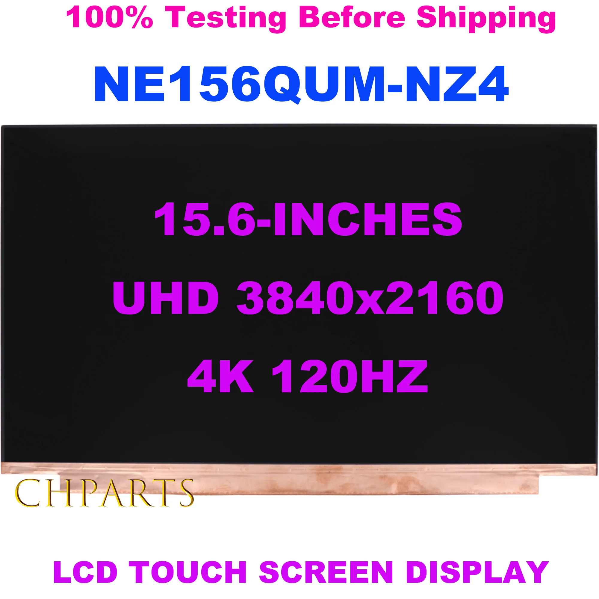 15.6&quot NE156QUM-NZ4 B156ZAN05.1 EDP 40PIN 120HZ UHD 3840*2160 4K LCD Screen 100% RGB Gaming Laptop Replacement Display Panel - купить по