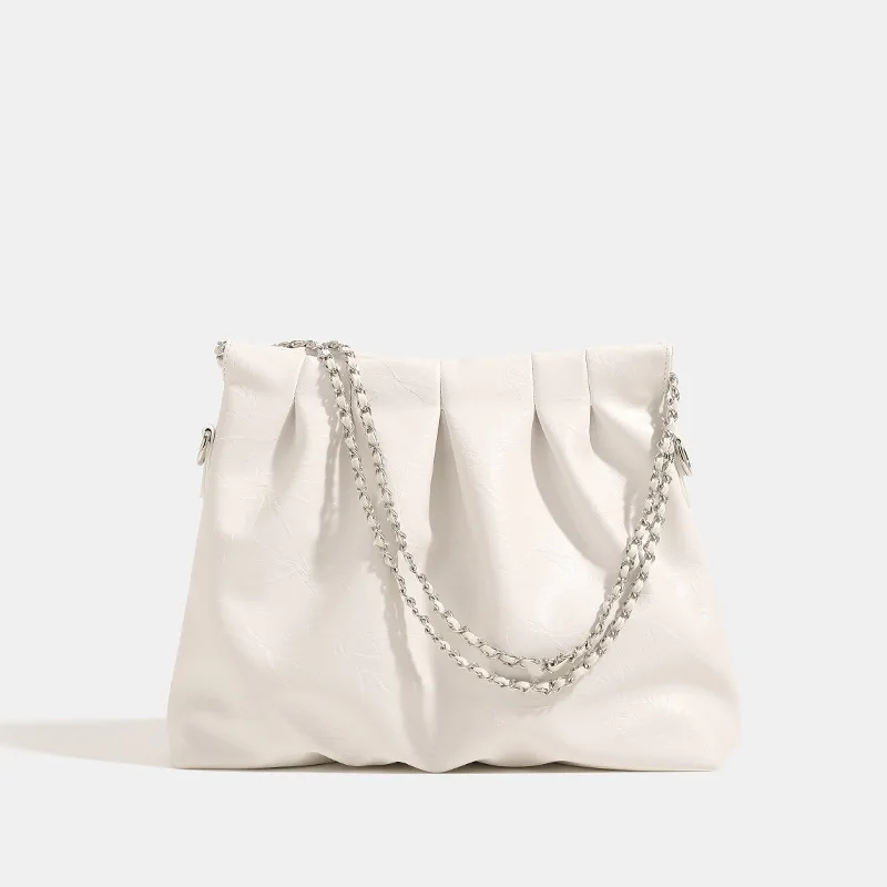 

Сумка-тоут женская с цепочкой, мягкая Сумочка на плечо, повседневный чемоданчик через плечо, офисный тоут на каждый день