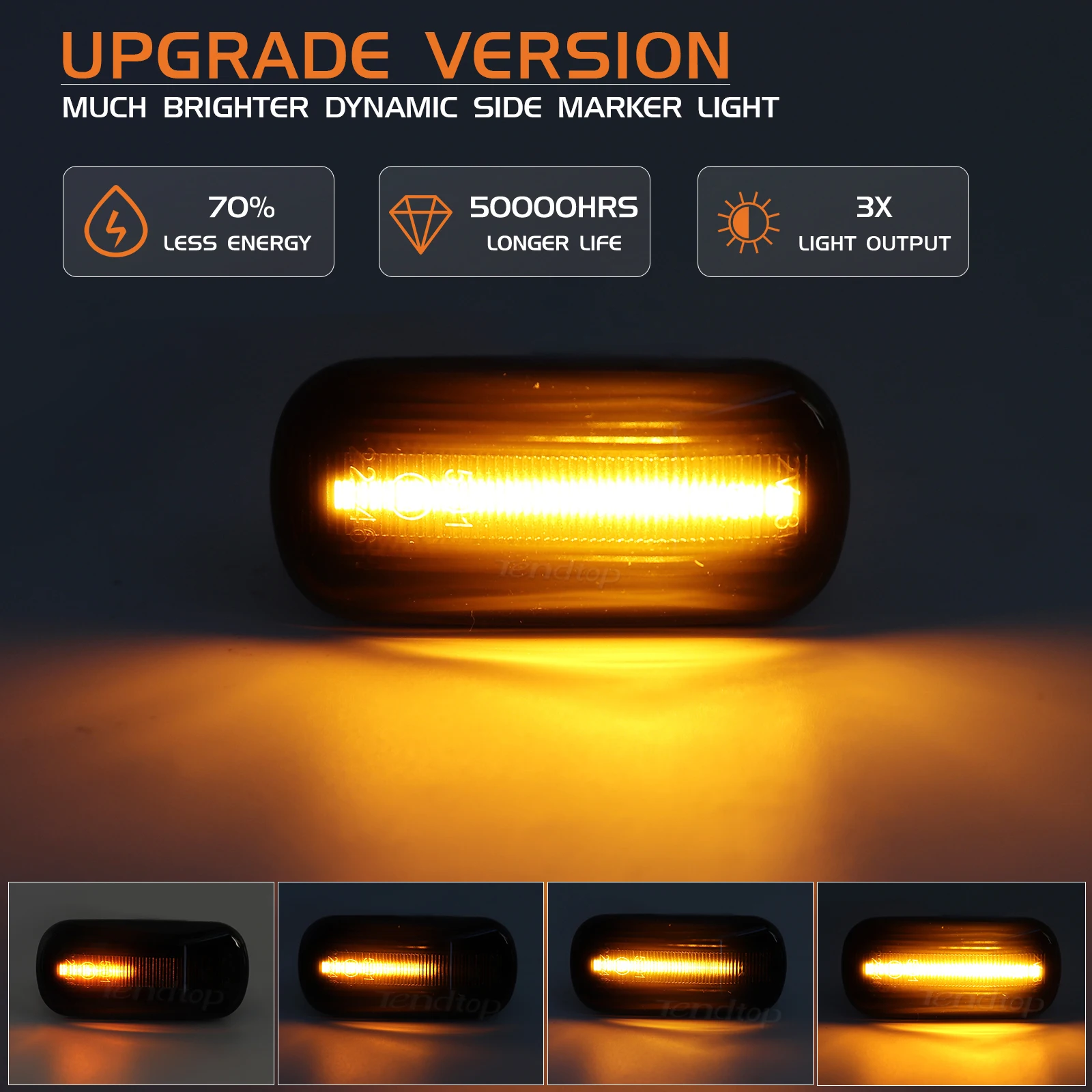 2 шт. для Honda CRV Accord Civic City Fit Jazz Stream HRV S2000 Odyssey боковые габаритные огни динамический