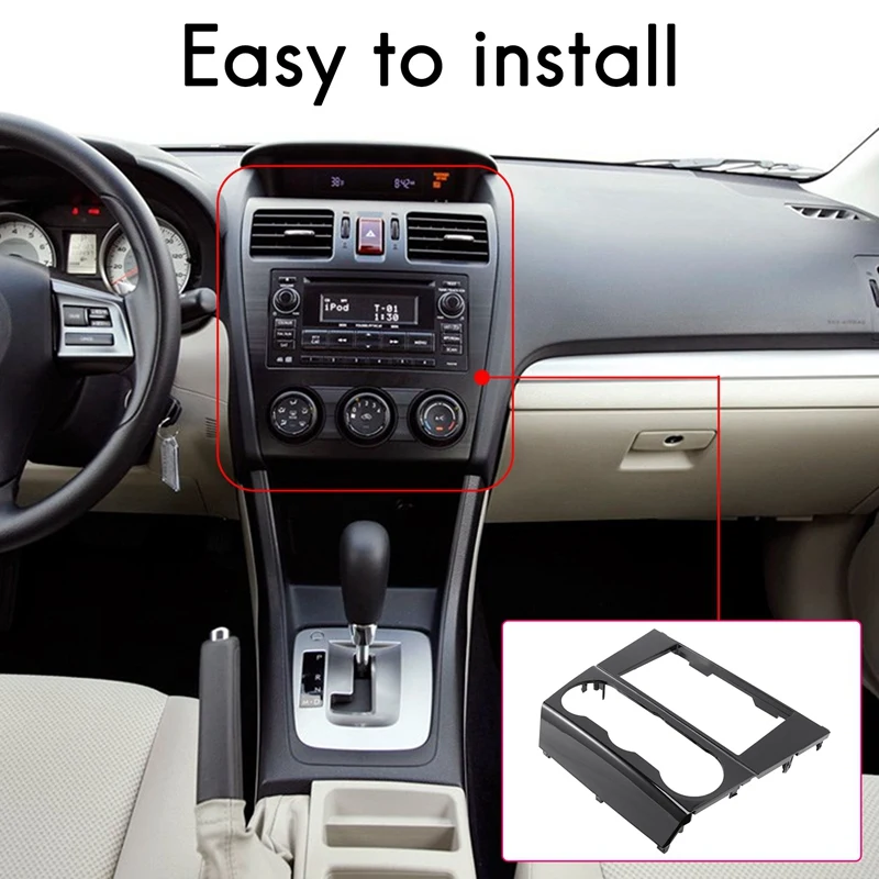 Автомобильный 2Din Dash авторадио комплект крепления для рамы стерео Subaru Impreza Forester XV