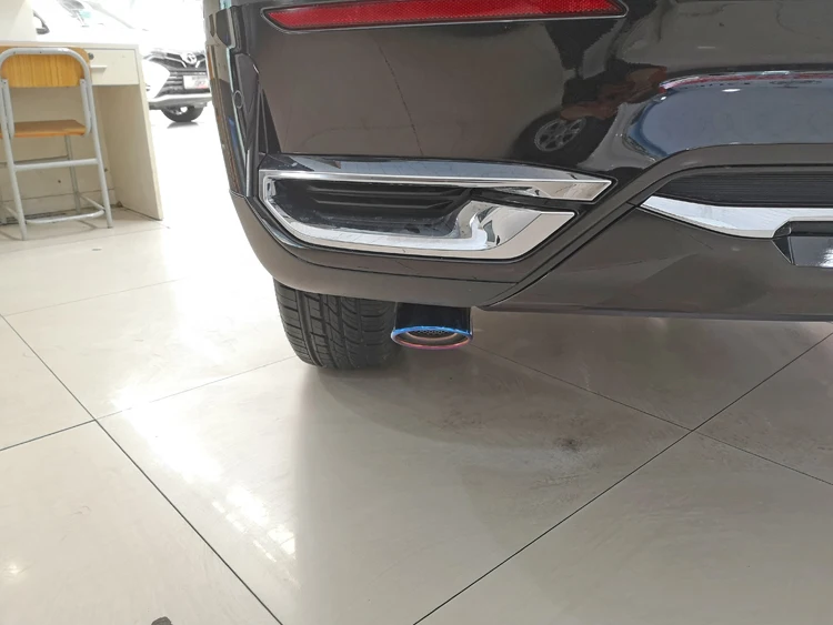 Автомобильная выхлопная труба декоративная рама хвостовая ГОРЛОВАЯ маска для