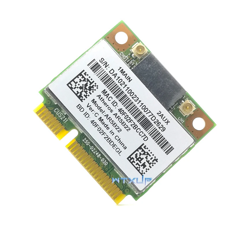 

1 шт., AR5B22, 300M 5G, двухдиапазонный ноутбук, встроенная беспроводная сетевая карта 4,0, Bluetooth, Wi-Fi модуль N1202