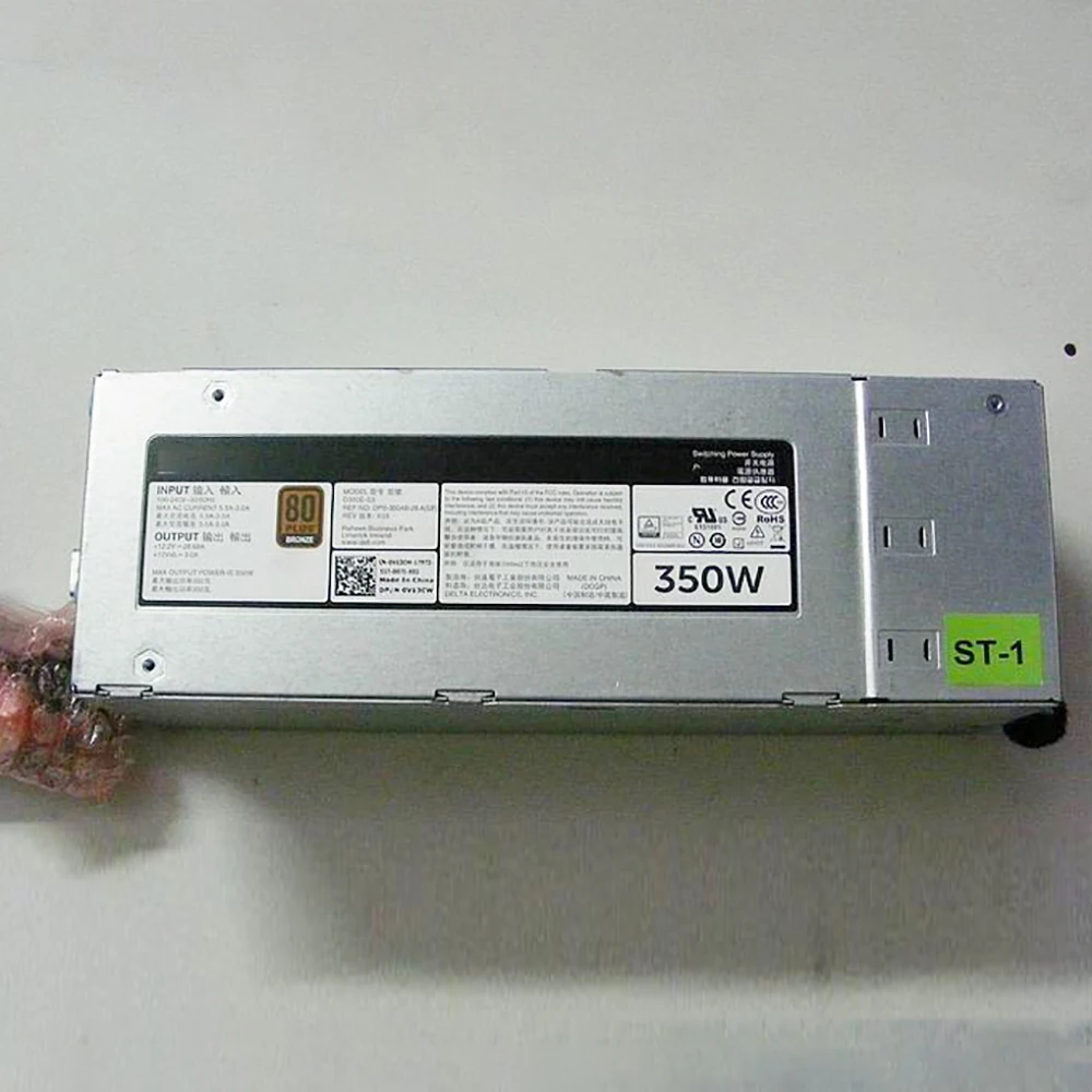 D350E-S3 для серверного блока питания DELL R530 T330 T340 350 Вт V13CW 0V13CW AC350E-S0 0HMNXX