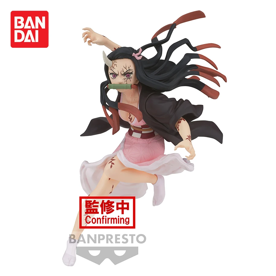 

Original Banpresto Anime Demon Slayer Kamado Nezuko PVC Action Figures 130mm Bandai Figurine Collectible Model Toys