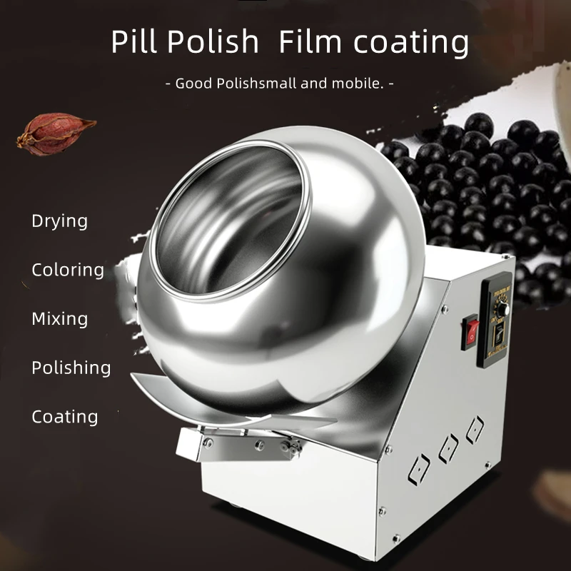 Sugar Coating Machine Polishing Machine Chinese medicine pill film coating machine food packaging round pill drying machine