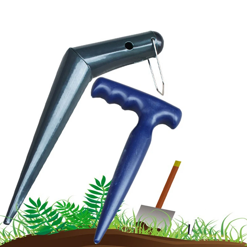 

1PC Plastic Hole Puncher Gardening Flower Planting Weeding Digging Tool Garden Accessories Seeds Disseminators Supplies Tools