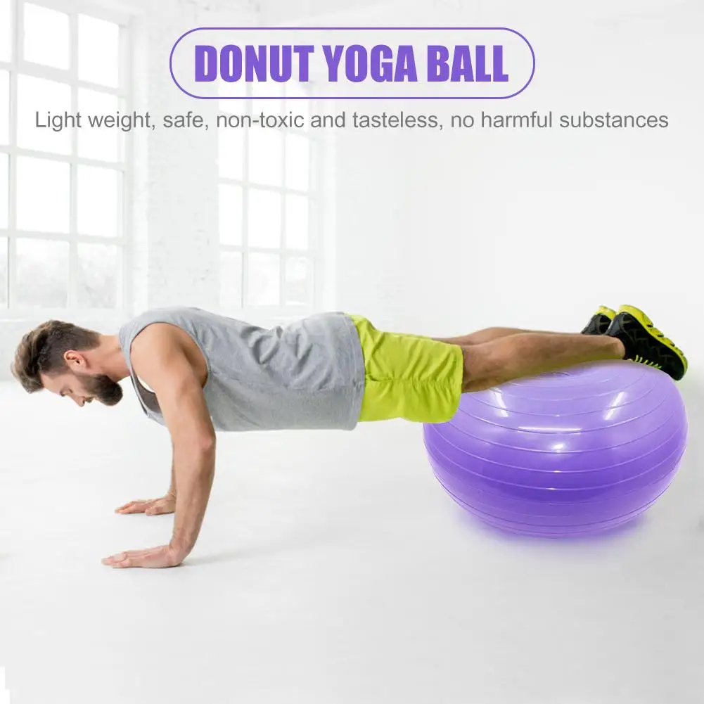 

Yoga Ball Donut Trainer Exercise Stable Yoga Ball Fitness Equipment for Gym Suitable for Kindergarten and Family Seating