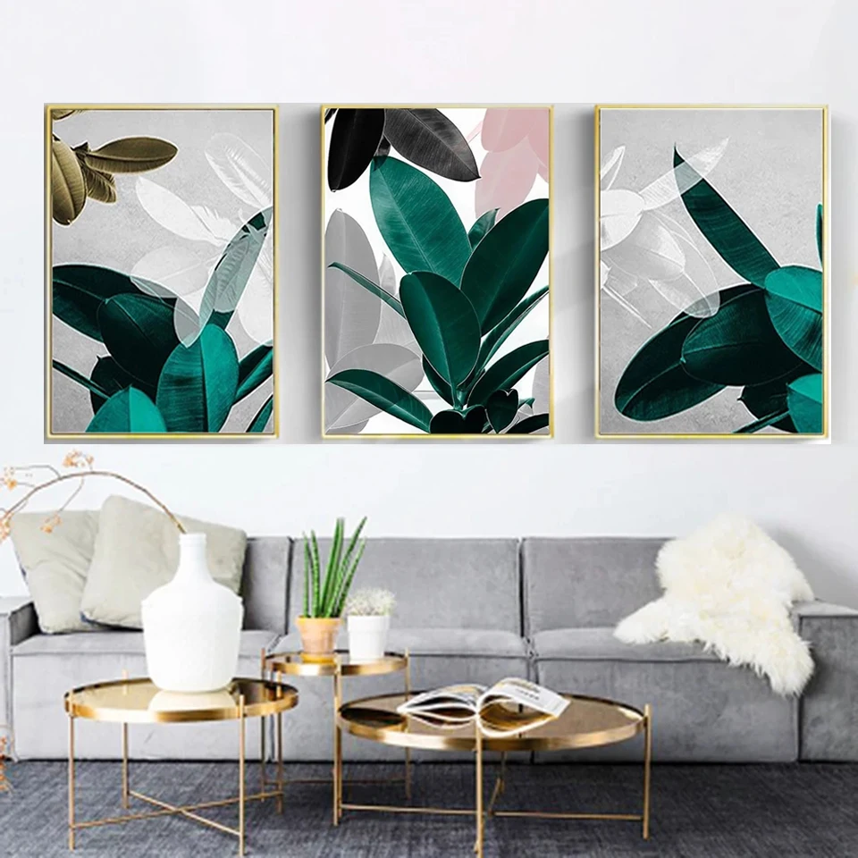 Алмазная живопись полная раскладка листья квадратная круглая вышивка мозаика