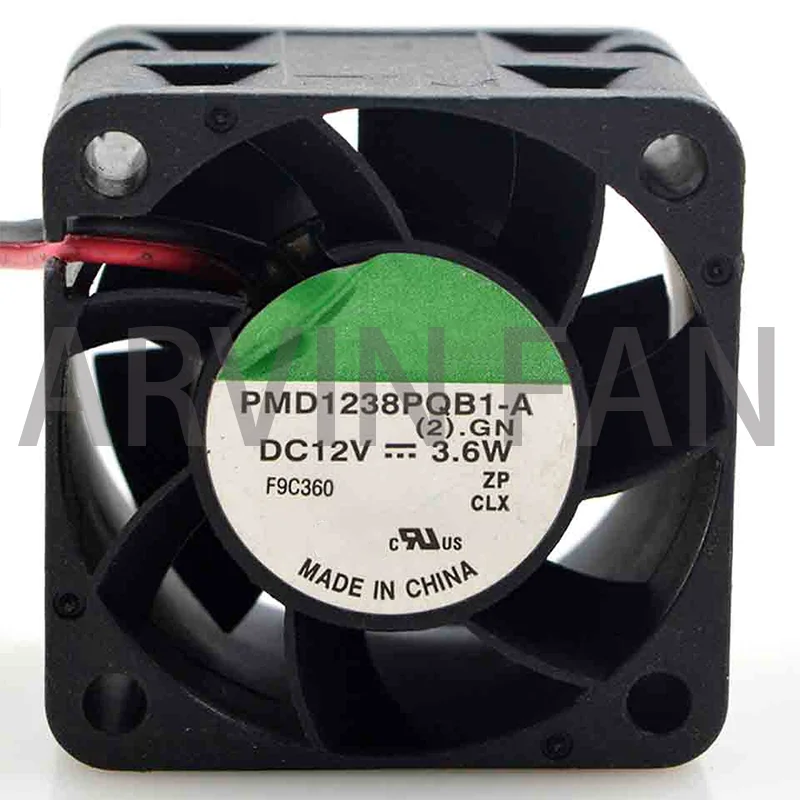 PMD1238PQB1-A 12 В 3,6 Вт 4028 40*40*28 мм 40 мм 13000 об/мин 2 провода Компьютерный Вентилятор охлаждения осевой вентилятор