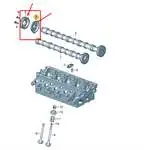 

03 L109236 внутренний распределительный вал для TIGUAN T6 TK (устройство для чтения крышки) Φ CC CRAFTER GOLF VI JETTA CADDY PASSAT POLO TIGUAN T6 T7 A1 A3 A