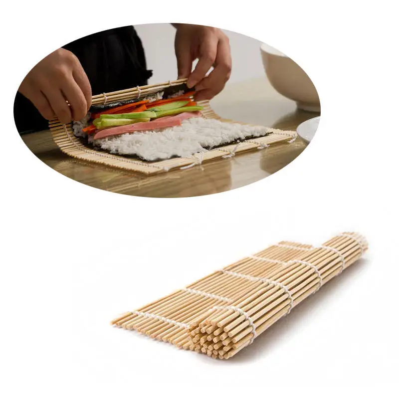 

1Pcs Sushi Roller Blind Bamboo Rolling Mat Roller Bamboo Mat Maker Bamboo Japaneses Sushi Tools Household Kitchen Accessories