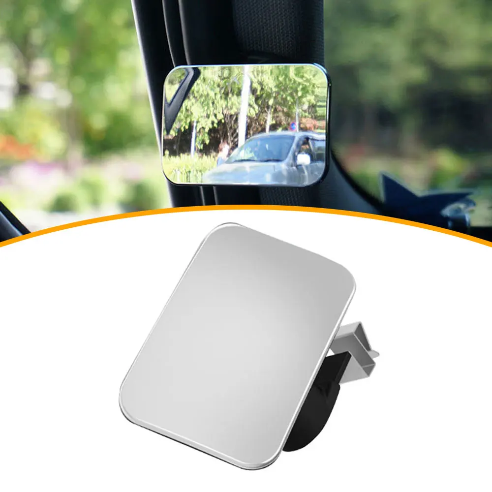 

Car Mirrow HD Convex Blind Spot Mirrow Square 360 Degree Adjustable Wide Angle Car Rearview Auxiliary Mirror Safety Driving