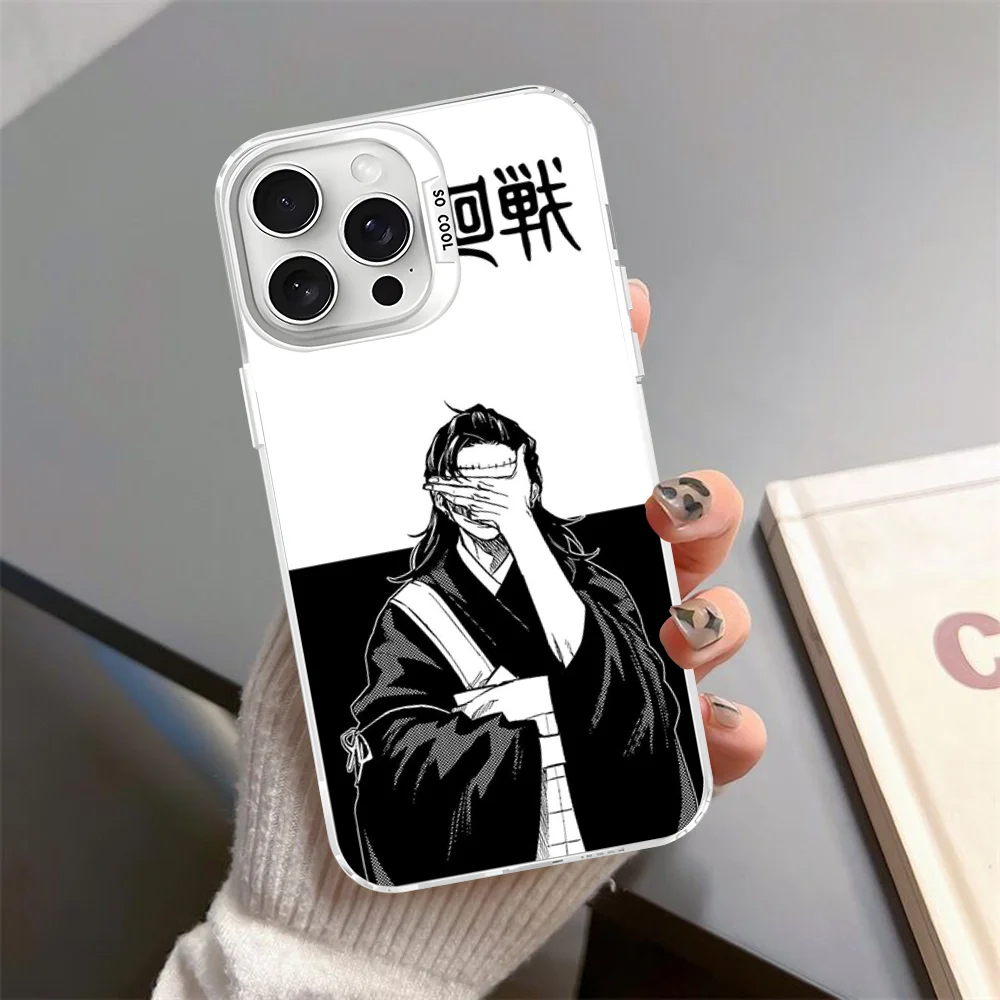 Фото Jujutsus Geto Suguru Phone Case For iPhone 16 15 14 13 12 11 Pro Max X XR XSMAX Matte Shockproof Back Cover №5