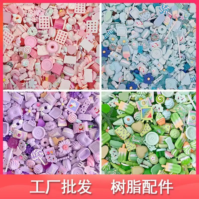 

20pcs Kawaii Nail Charms Mixed Design Resin Accessories For Manicure DIY Mobile Phone Case Nail Art Decoration Parts Nail Supply