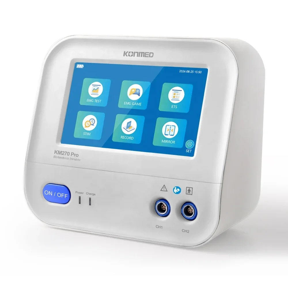 KONMED Тепловой стимулятор Biofeedback KM280Pro (EMG/GAME/ETS/MIRROR/HEAT/STIM) для реабилитации тазового
