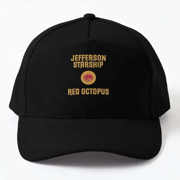 

Jefferson Starship Red Octopus Baseball Cap Hat Casquette Casual Printed Women Outdoor Black Mens Spring Snapback Summer Boys