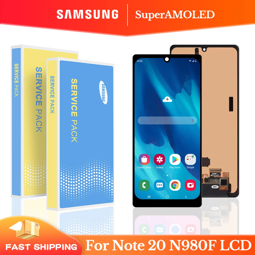 

Super AMOLED Note20 LCD Display with Touch Screen Digitizer for Samsung Galaxy Note 20 N980 N980F SN980F/DS Repair Parts