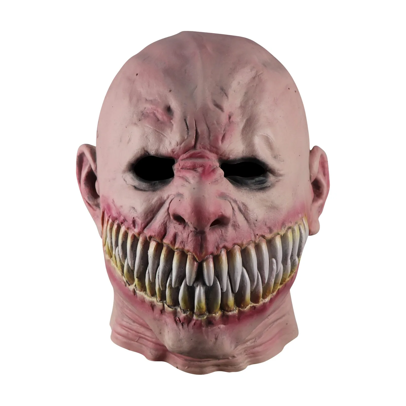 

Halloween Horror Headgear Latex Clown Mask Devil Face Cover Terror Creepy Gagtooth Demon Halloween Mask Cosplay Costume Props