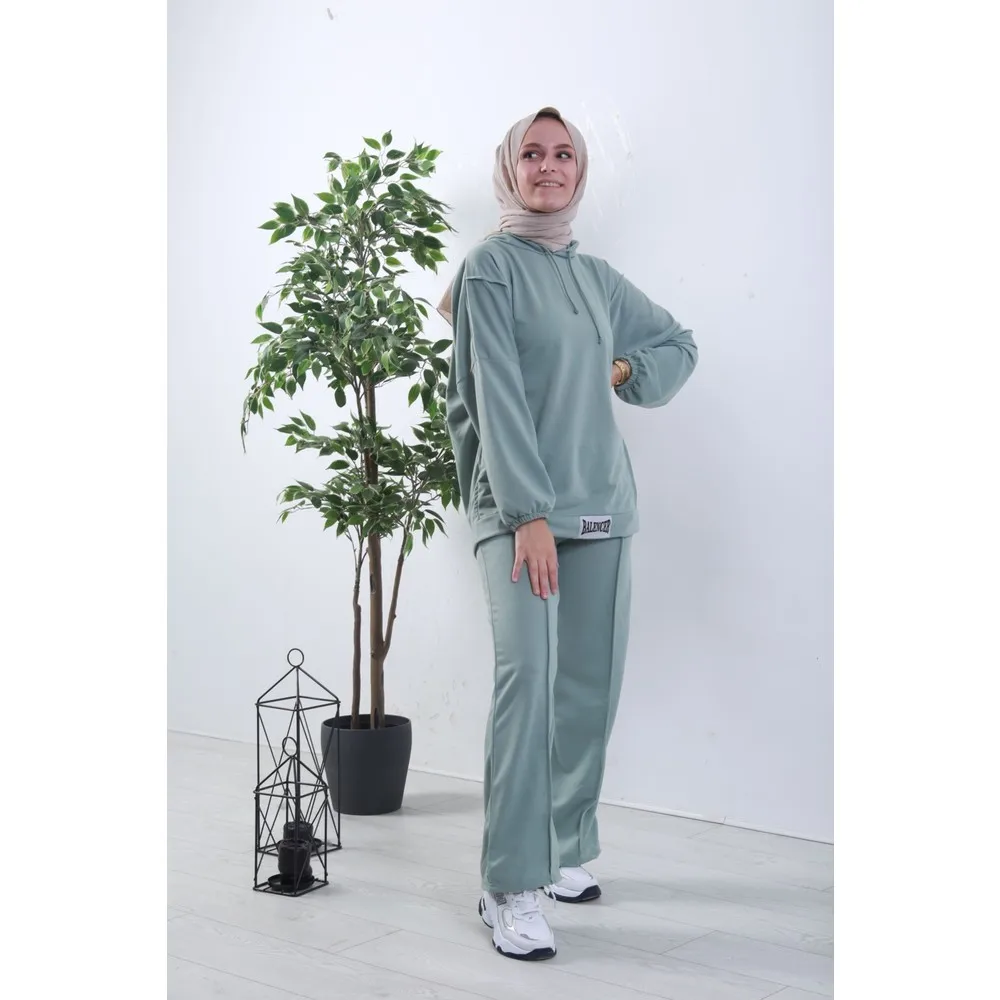 

Костюм с капюшоном Dorlie с двойными нитями-молочно-кофейный