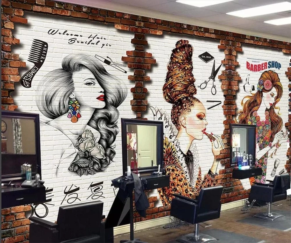 Самоклеящиеся 3D-обои на заказ модные водонепроницаемые декоративные фрески в